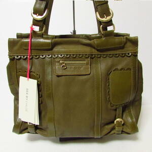  unused! See by Chloe sheep leather bag moss green 