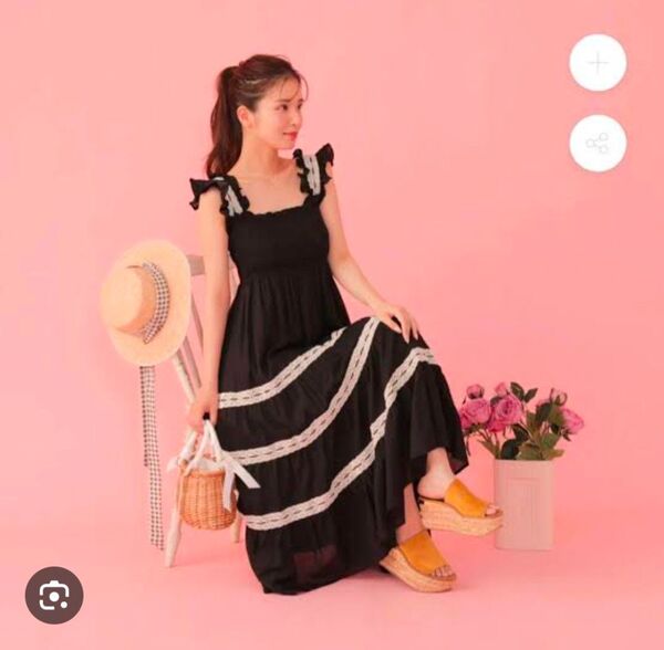 MAISON MARBLE ロングレースワンピース