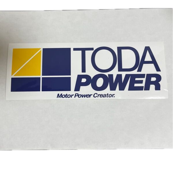 値下げ!TODA POWERステッカー当時物 戸田レーシング カラー版