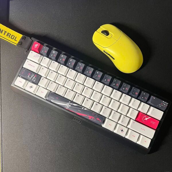 yukiaim キーボード キーキャップ 60-75% wooting 60he