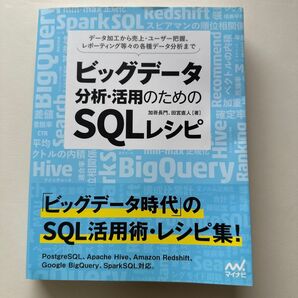 ビッグデータ分析・活用のためのSQLレシピ データ加工から売上・ユーザー把握、レポーティング等