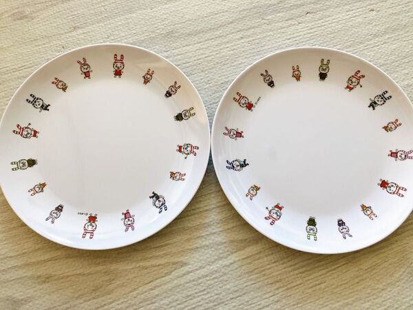 しまうさ メラニンプレート お皿 2枚組