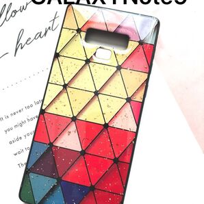 GALAXYNOTE9 トライアングル 三角 カラフル galaxy note9ケース ギャラクシー 新品 送料込み