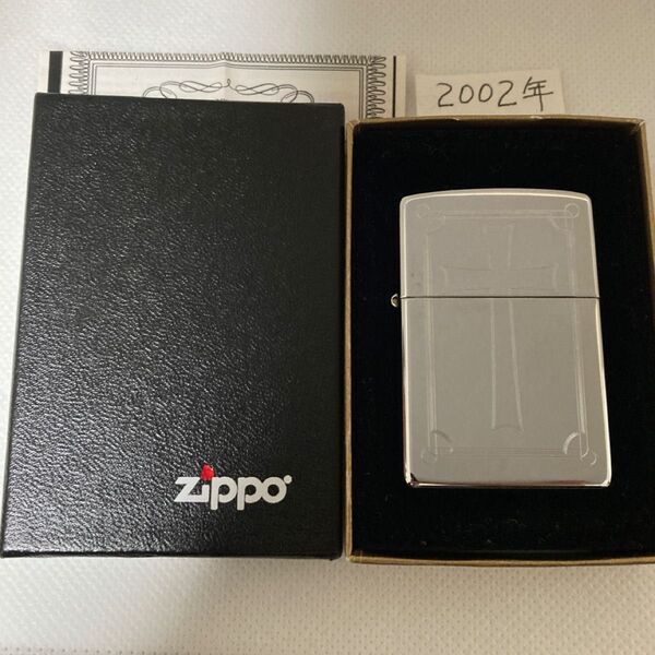 ZIPPO CROSS 20191 鏡面 未使用 極美品 箱付き 2002年製