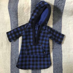 momoko doll 海と太陽 デフォルト アウトフィット パーカー チュニック チェック セキグチ
