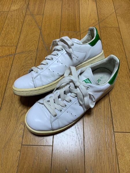 【希少】2014年製 スタンスミス ガラスレザー 白緑 26cm アディダス STAN SMITH B24364