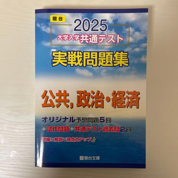 共通テスト 実戦問題集 公共政治・経済 2025 駿台文庫