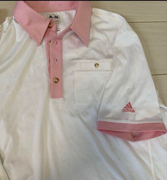 adidas 半袖 ポロシャツ メンズ Mサイズ