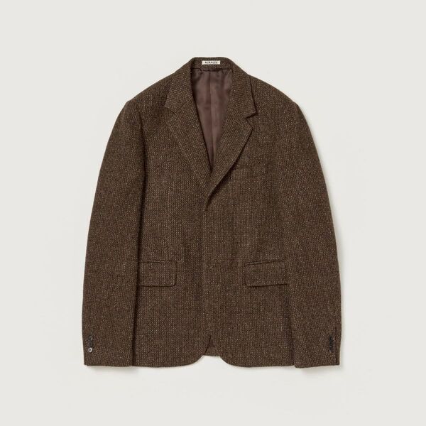 LAMA SHETLAND WOOL TWEED OVER JACKET 4