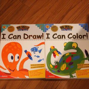 Big Skills for Little Hands I Can Draw とI Can Color!英語知育ぬり絵ドリル