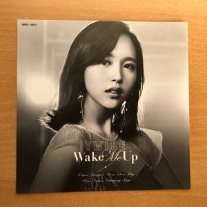 TWICE　『 Ｗａｋｅ Ｍｅ Ｕｐ 』　ＯＮＣＥ限定盤　チェンジングジャケット　　ミナ　　美品