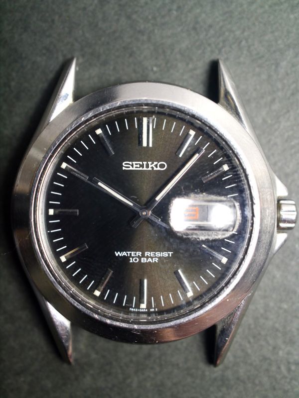 SEIKO セイコー クォーツ 3針 デイデイト 純正ベルト 7N43-0AJ0