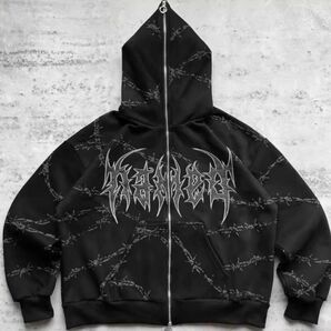 WASTED PARIS IRON BLISS ZIP HOODIE