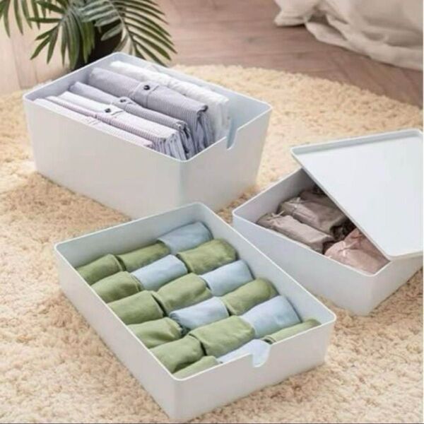 収納ボックス ふた付き 収納ケース プラスチック 積み重ねBOX2個セット