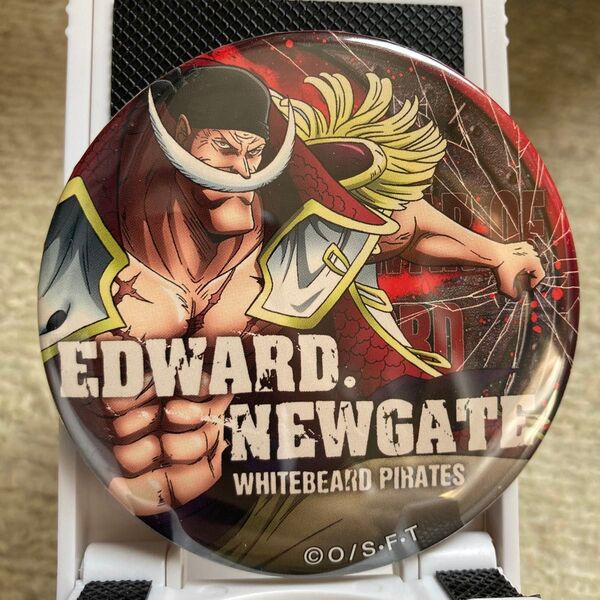 ONE PIECE 輩缶バッジ エドワード・ニューゲート