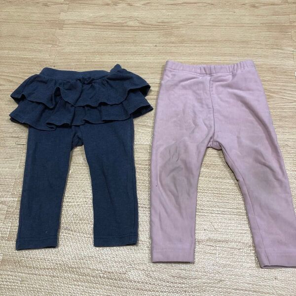 UNIQLO レギンス 裏起毛 パンツ スカッツ