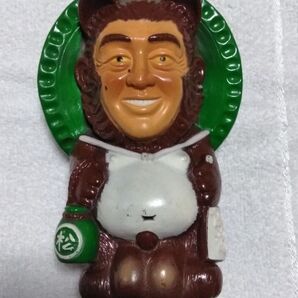 【送料無料】 希少 美品 レア 天才たけしの元気が出るテレビ 松方弘樹 たぬき 貯金箱 当時物 タヌキ 招き猫 ビートたけし