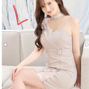 dazzy デイジーストア 新品未使用未開封 Lサイズ ベージュ キャバドレス