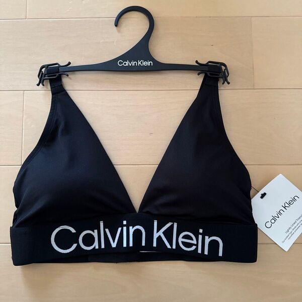 【新品】Calvin Klein 黒 ブラトップ Mサイズ カルバンクライン
