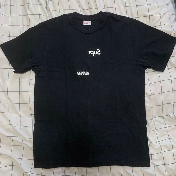 シュプリーム SUPREME COMME des GARCONS Tシャツ Box Logo Black L