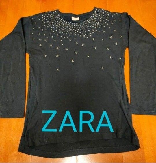 ZARA 長袖 T シャツ カットソー 女の子 140