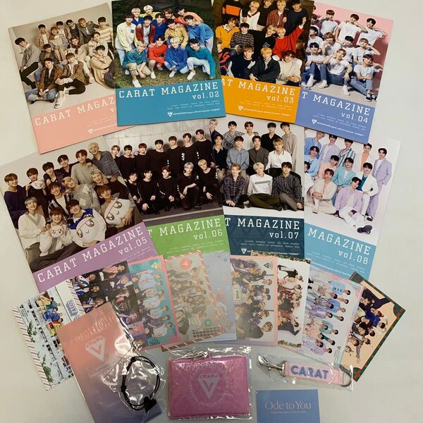 SEVENTEEN JAPANオフィシャルマガジンとグリーティングカードと グッズセット