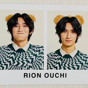 くま耳カチューシャ証明写真風カード 大内リオン 北村仁太郎 AmBitious アンビ Boys be 関西ジュニア 関ジュ