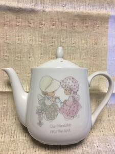  Precious mo- men to teapot Vintage miscellaneous goods retro tableware beautiful goods 1985 year product Precious mo- men tsu America miscellaneous goods rare 