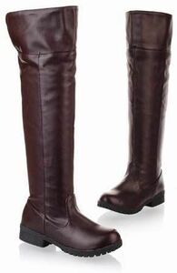 * new goods *... . person manner cosplay long boots tube height 47cm heel height 3cm usually using also! size 22.0~24.5cm Brown CS0001