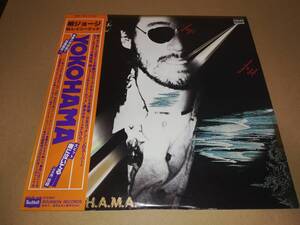 L1239◆LP / 柳ジョージ ＆ レイニーウッド / YOKOHAMA / 雨に泣いてる、他収録