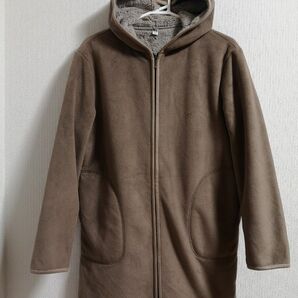 UNIQLOユニクロ フリースボアジャケット・コート 薄茶系