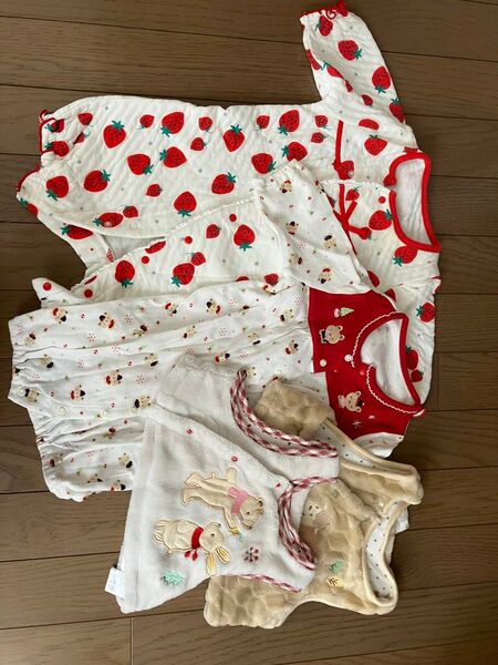 ベスト ロンパース 女の子 50センチ 60センチ 70センチ