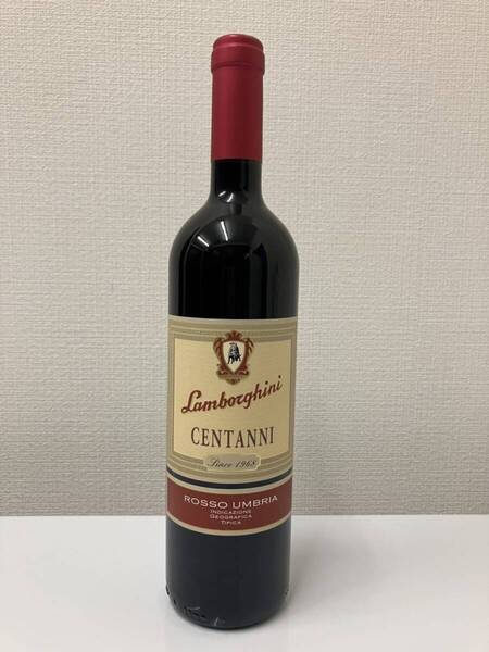 【未開栓】赤ワイン・Lamborghini Centanni Rosso Umbria 赤 2015 / ランボルギーニ チェンタンニ・ロッソ・ウンブリア 750ml 13.0%
