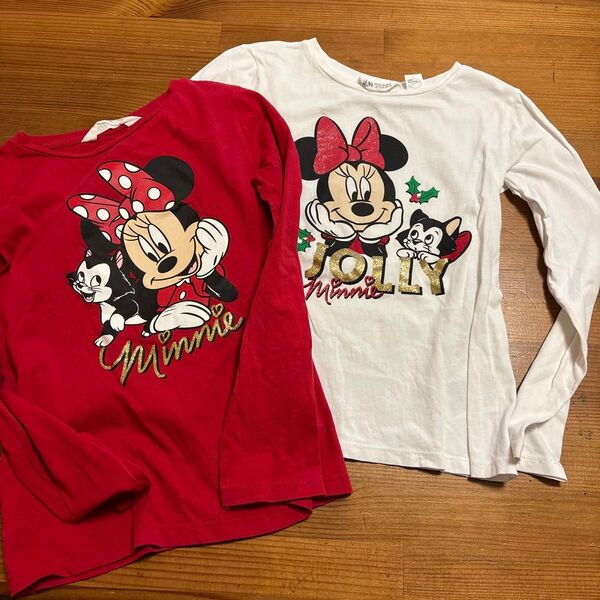 H&M ミニーちゃん 長袖T 130