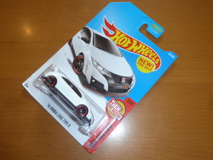 シビック タイプR TYPE R 16 2016 ホットウィール hotwheels 北米 EG EK USDM JDM US ホンダ ハッチ 白 ホワイト ヘラフラ 無限 ワイスピ