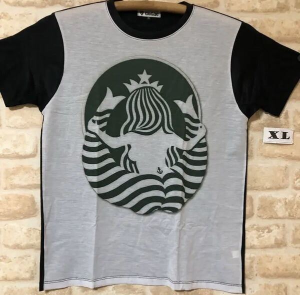 スターバックス パロディ Tシャツ XLサイズ 管8633