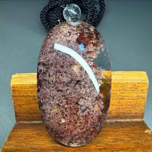 極上品 !レッドピンクパープルガーデンクォーツ ネックレス