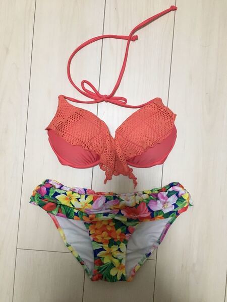 PEAK&PINE ピーク&パイン ビキニ 水着 花柄 フラワー フリル