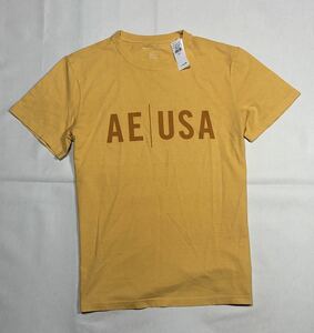 送料込み　正規品　タグ付き　アメリカンイーグル　グラフィック Tシャツ　イエロー　US M /日本サイズL
