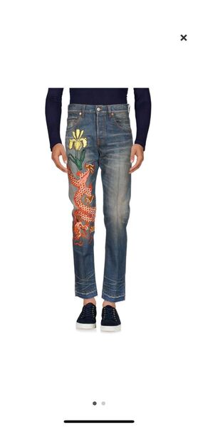 Gucci Denim Jeans グッチ刺繍デニムジーンズ