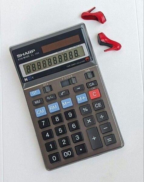 ■★生涯電池不要Sharp EL-396 ソーラー