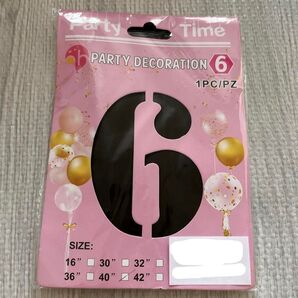 TAIGA 組み合わせ 自由 42インチ バルーン 風船 飾り付け 数字 ブラック
