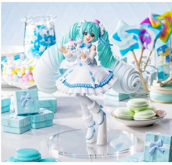 Luminastaフィギュア 初音ミク×シナモロール ホワイトドレスVer.