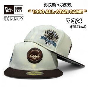 NEW ERA ニューエラ 59FIFTY シカゴ・カブス 1990ASG オールスター 海外限定 オフホワイト US734