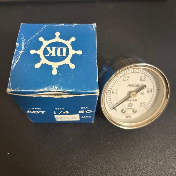 長期保管品 第一計器製作所 ADT-1/4 R0.5Mpa 圧力計
