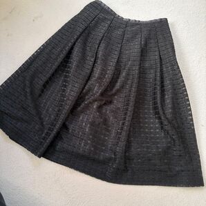 CASAAMICA 膝下スカート ブラック スーツ 綺麗め オフィス S