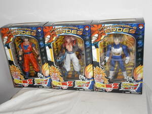 JAKKS Pacific ドラゴンボール UNSTOPPABLE HEROS ムービーコレクション ３種セット(SS3孫悟空、SS4ゴジータ、SSベジータ)