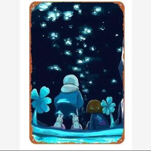 アンダーテール ブリキ看板 メタリックポスター サンズ フリスク Switchゲーム