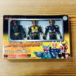 仮面ライダー アギト3戦士セット ミニソフビ人形