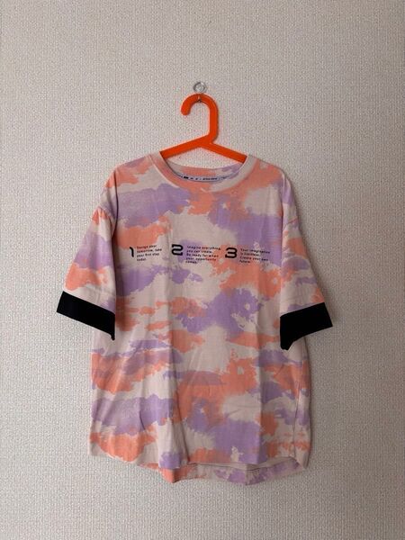 134 ボーイ ZARA 子供服 タイダイ柄 Tシャツ 半袖 タイダイ